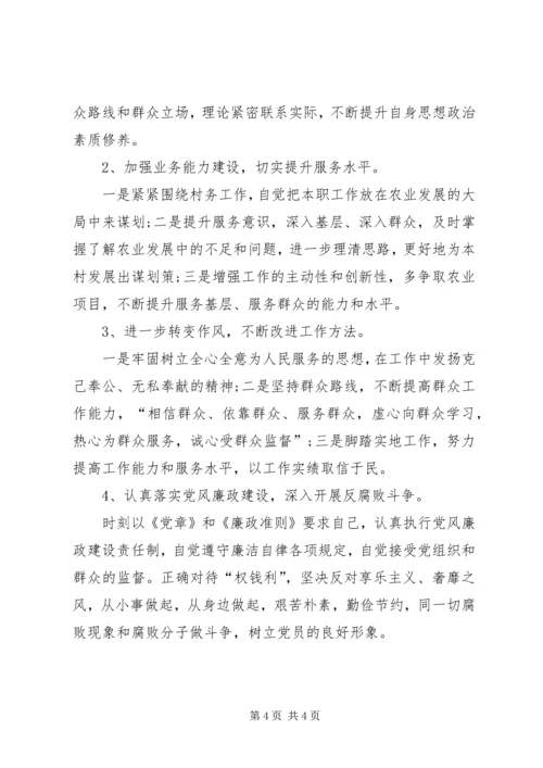 某村党风廉政建设自查自纠报告.docx