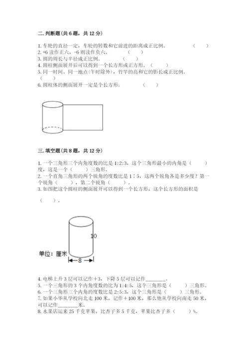 南京市玄武区六年级下册数学期末测试卷汇编.docx