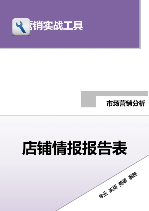 店铺情报报告表.doc.docx
