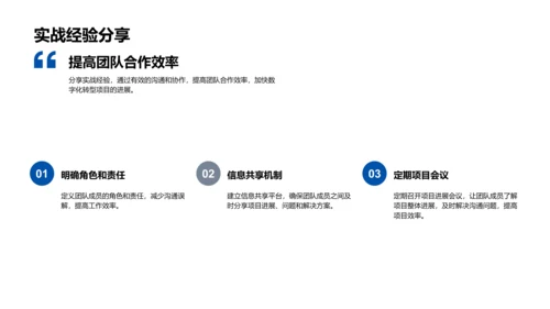 数字化项目沟通讲座PPT模板