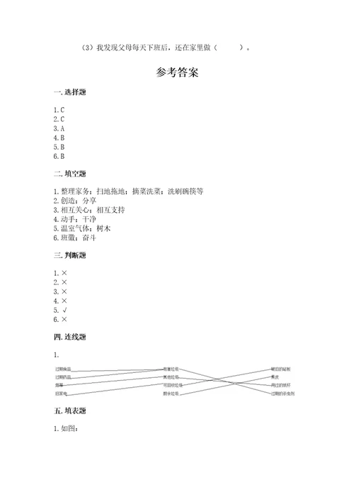 2022秋部编版四年级上册道德与法治期末测试卷带答案（满分必刷）