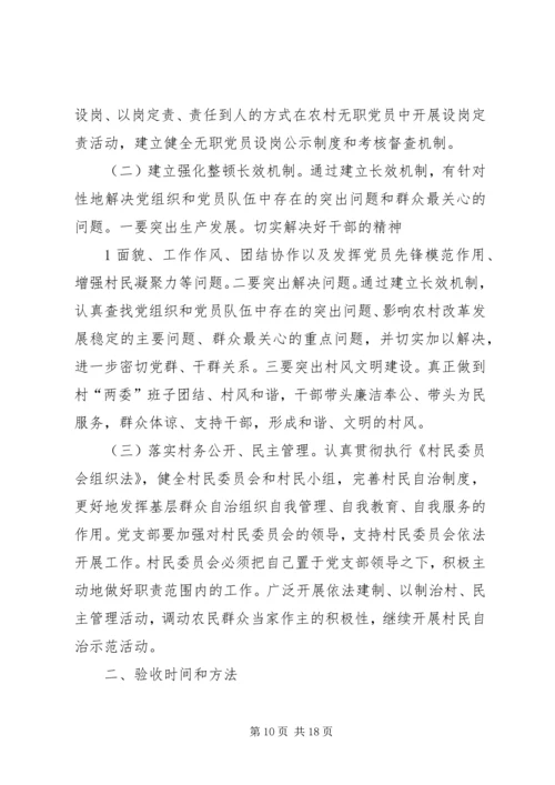 软弱涣散村整改方案.docx