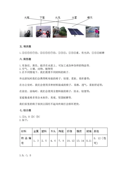 教科版科学二年级上册《期末测试卷》精品【模拟题】.docx