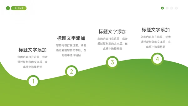 绿色渐变实用新媒体运营报告PPT模板
