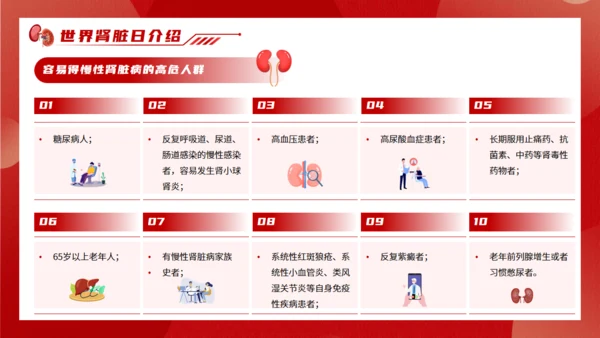 世界肾脏日慢性肾脏病通用PPT模板
