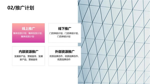 渐变简约风品牌推广营销方案