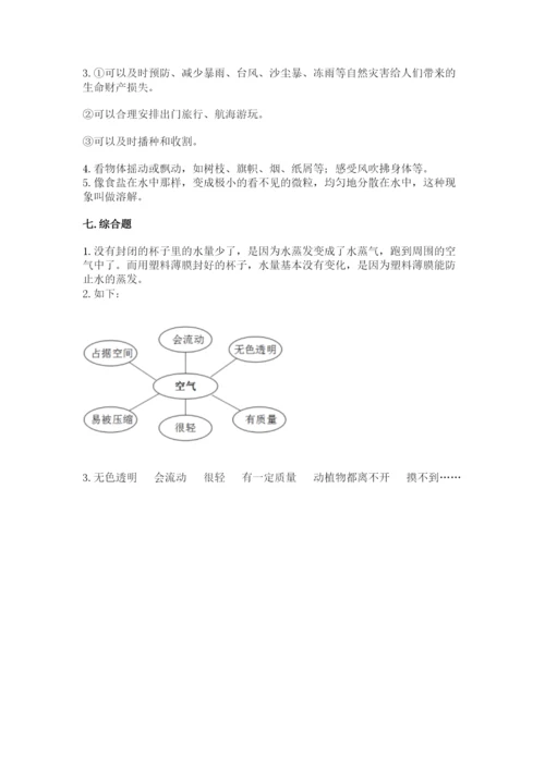 教科版三年级上册科学期末测试卷（实用）word版.docx