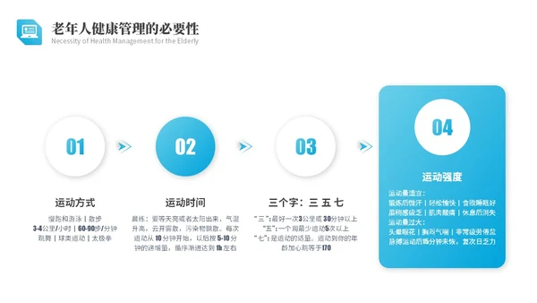 蓝色实拍风老年人健康管理PPT模板