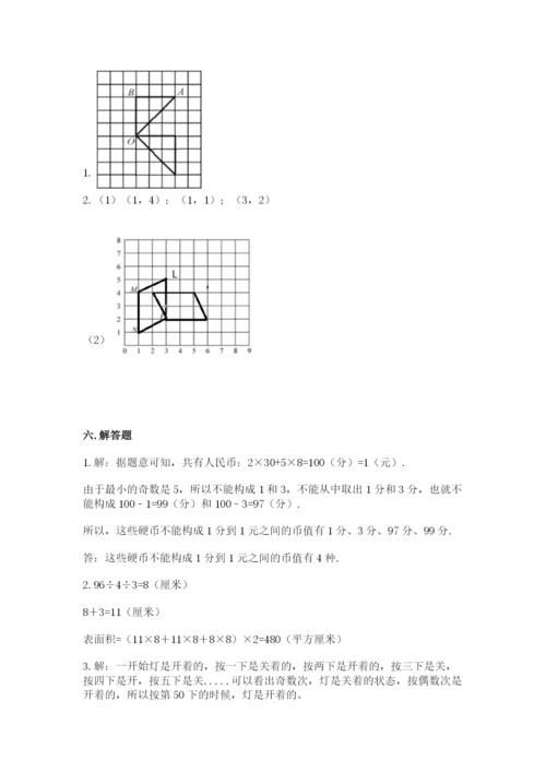 人教版数学五年级下册期末测试卷精品【综合题】.docx