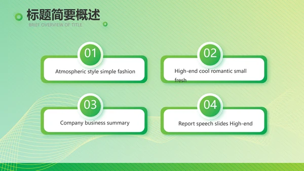绿色公司企业市场营销策划方案PPT护肤