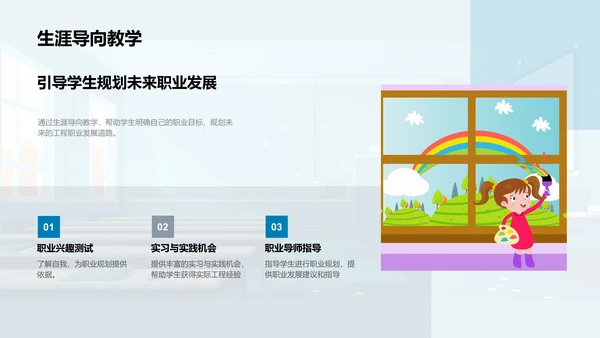 工程教育发展趋势PPT模板