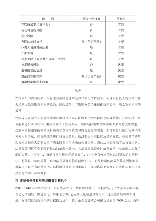 中国能效融资.docx