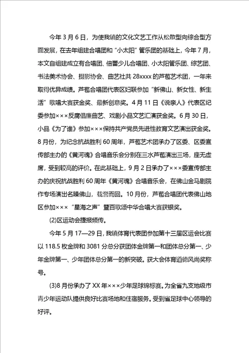 乡镇社务办202x年工作总结及202x年工作计划