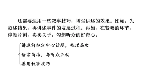 部编版八年级语文上册第1单元 口语交际 讲述 课件(共21张PPT)