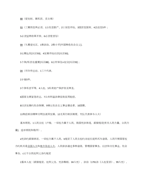 2023年司法考试理论法讲义笔记.docx