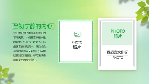 致青春毕业季青春毕业纪念册PPT