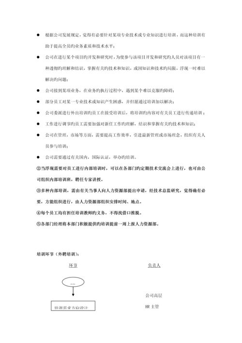 浅谈公司培训综合章程.docx