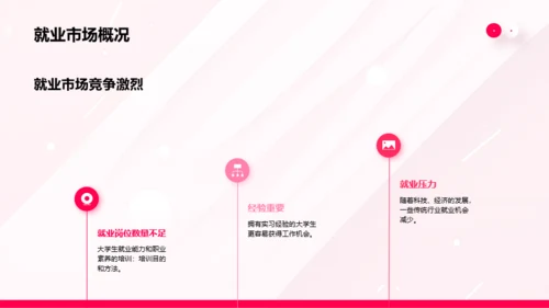 粉色简约风大学生职业生涯规划书
