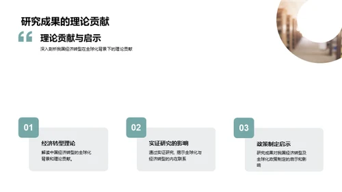 全球视角下的中国经济转型