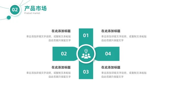 绿色微粒体简约风医疗公司介绍产品发布通用PPT模板