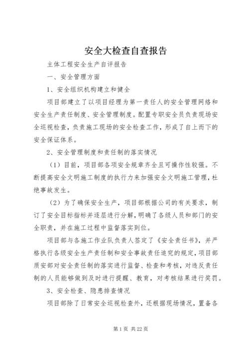 安全大检查自查报告 (12).docx