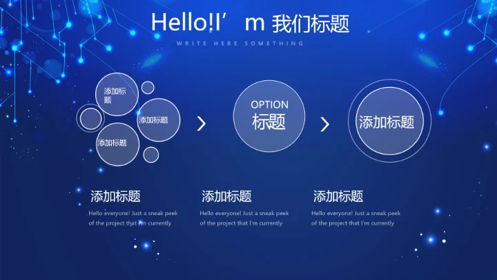 蓝色科技感新起航筑梦未来年终工作总结汇报PPT动态模板