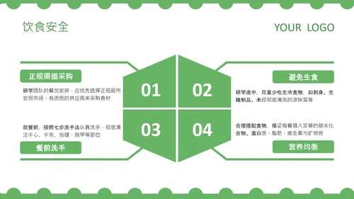 绿色卡通风研学产品介绍PPT