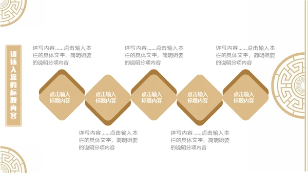 中国风古韵企业文化培训授课课件通用PPT模板