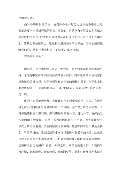 热教师实习体会10篇.docx