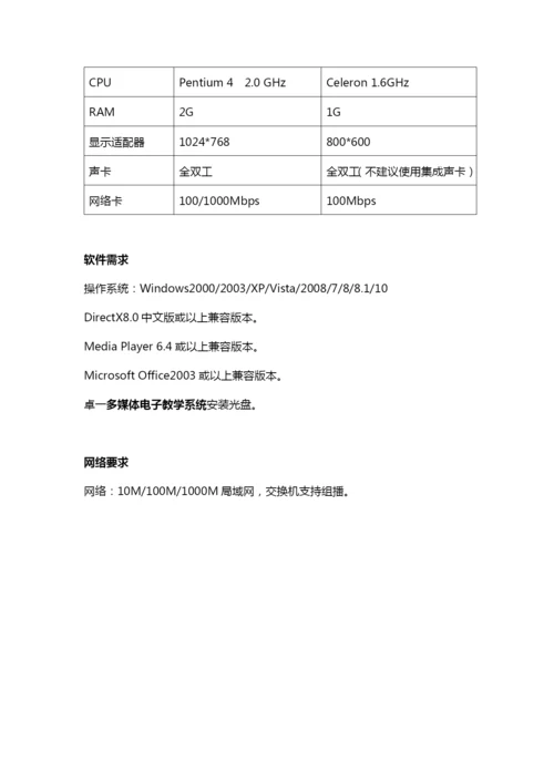 多媒体电子教学系统产品介绍-多媒体电子教学系统产品特点.docx