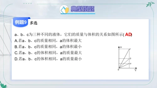 人教版物理八年级上学期第六章《质量与密度》复习课件（33页ppt）