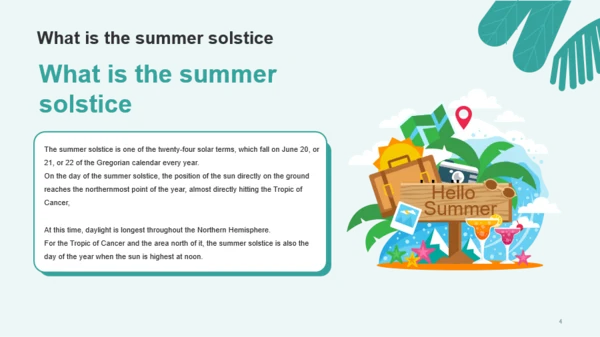 summer solstice PPT