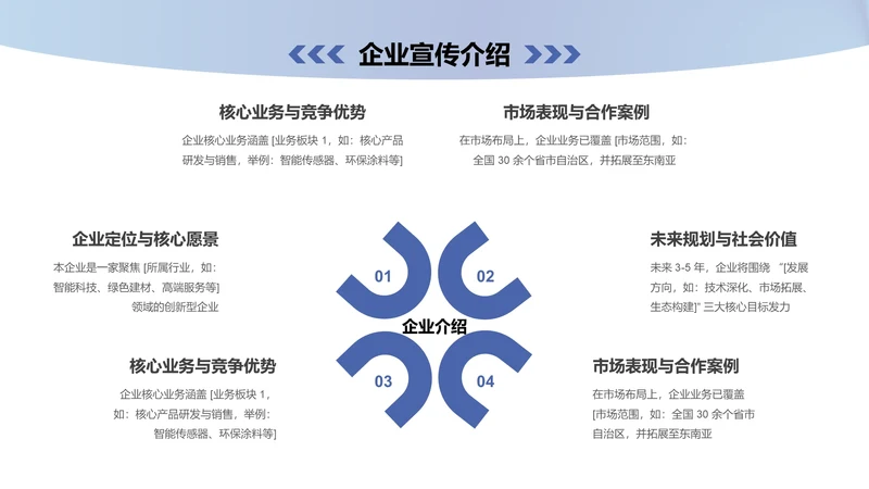 企业风纯文字PPT其他