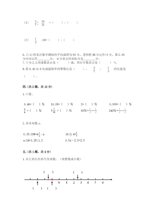 小学毕业班数学检测题精品【能力提升】.docx