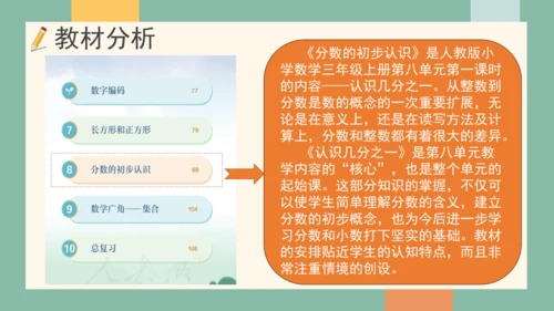 人教版小学三年级上册数学《认识几分之一》公开课说课课件(共25张PPT)