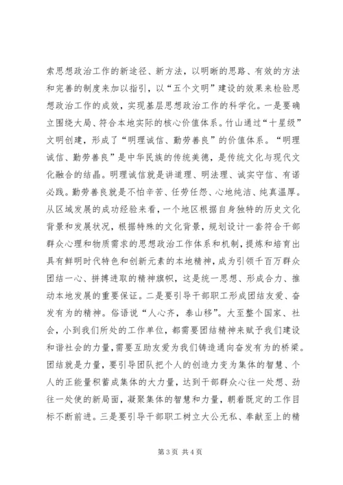 思想政治工作中的心得体会 (3).docx