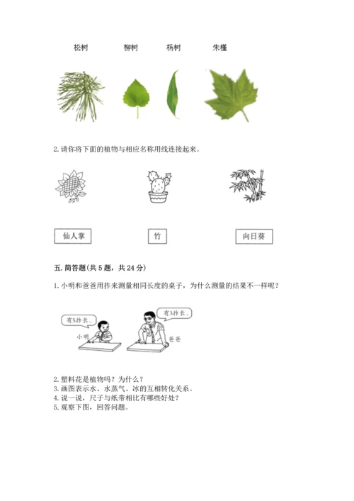 教科版一年级上册科学期末测试卷附参考答案ab卷.docx