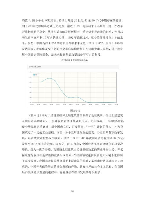 中国养老保险基金的风险及防范对策.docx