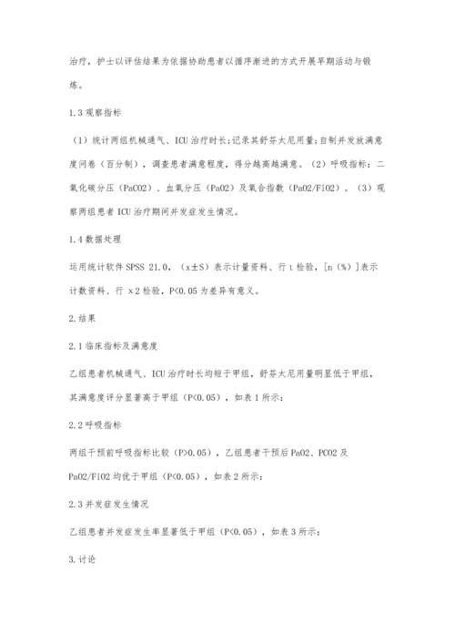 以护士为主导的标准集束化护理策略在ICU机械通气患者的实施价值.docx