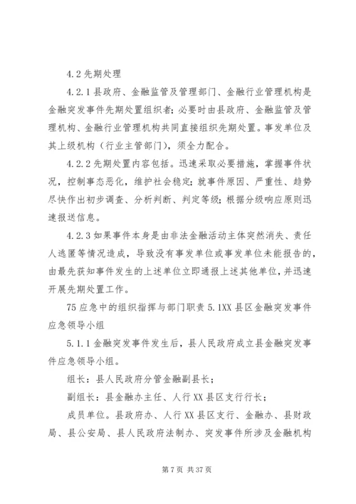 金融突发事件应急预案[范文模版].docx