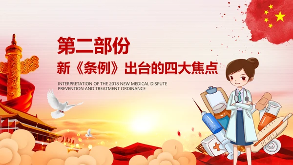 医疗纠纷预防和处理条例学习解读医生PPT