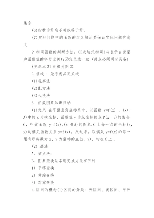 人教版高中数学必修一知识点规纳数学公式大全_1.docx