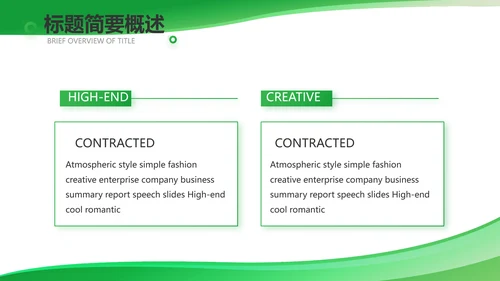 绿色医疗医药代表工作汇报动态PPT