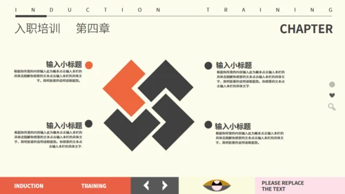 企业员工入职培训简约风适用通用PPT模板