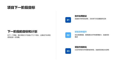 汽车项目季度报告