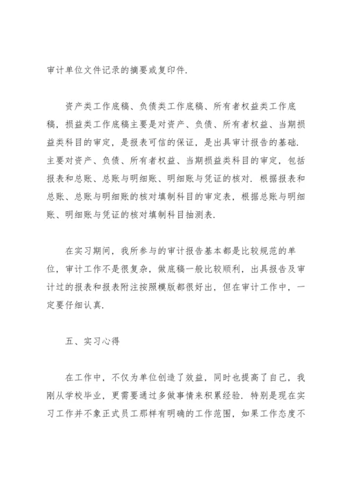 有关审计局实习报告4篇.docx