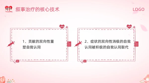 粉色插画叙事护理概述PPT模板宣传PPT动态PPT