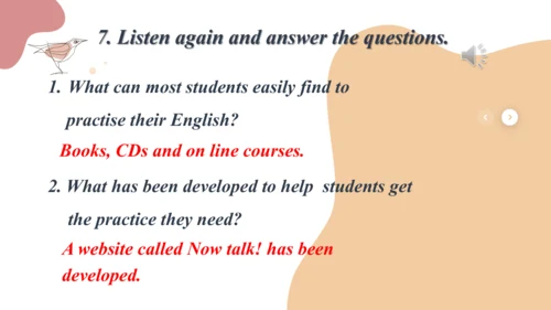 Module 7English for you and me  Unit 3 Language in