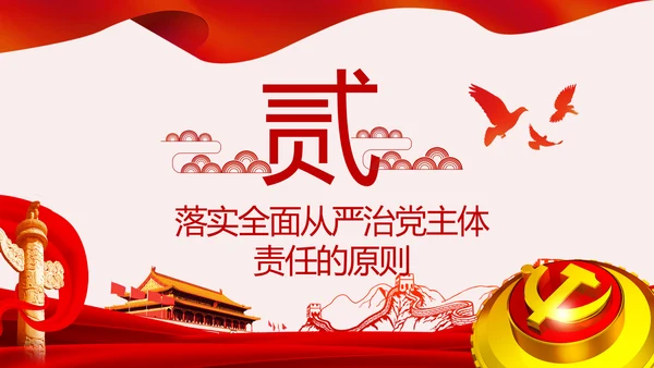 学习解读党委党组落实全面从严治党主体责任规定ppt