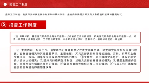 党支部七项组织生活制度落实规范党课PPT